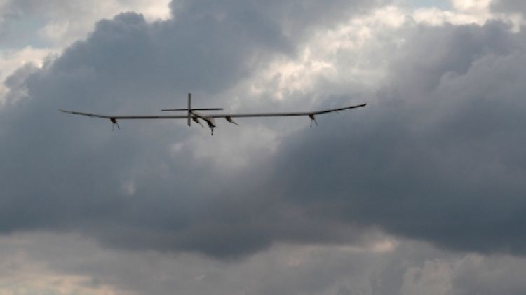 Das schlechte Wetter machte "Solar Impulse" einen Strich durch die Rechnung. 