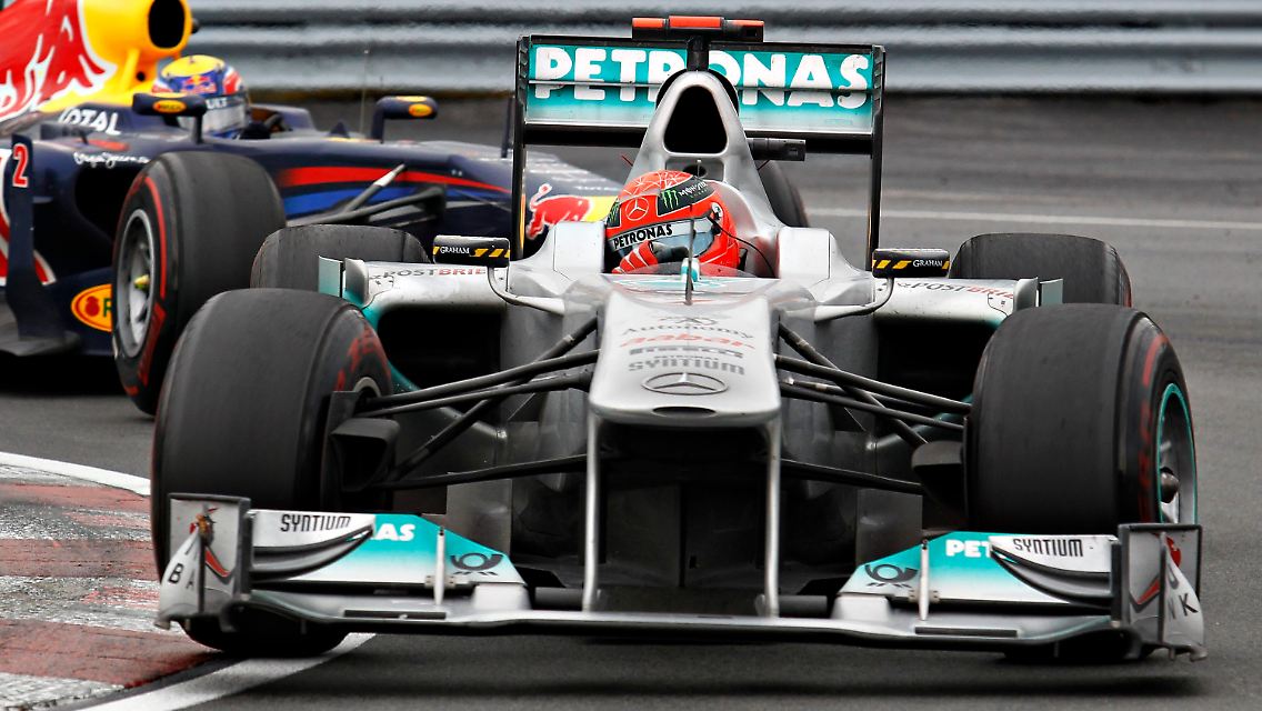 So schnell wie in Montreal war Michael Schumacher im Silberpfeil noch nie unterwegs gewesen.