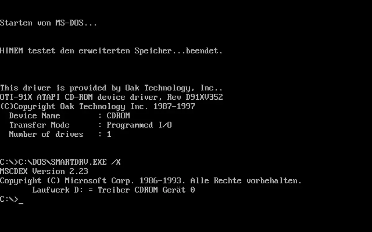 MS-DOS-Deutsch