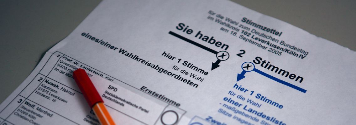 2013 steht die nächste Bundestagswahl an - bis dahin muss das Wahlgesetz stehen.