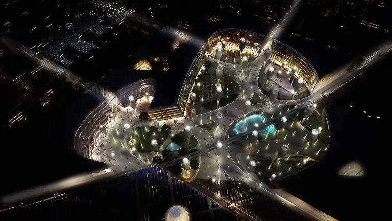 090314-Masdar-plaza-night-aerial-s