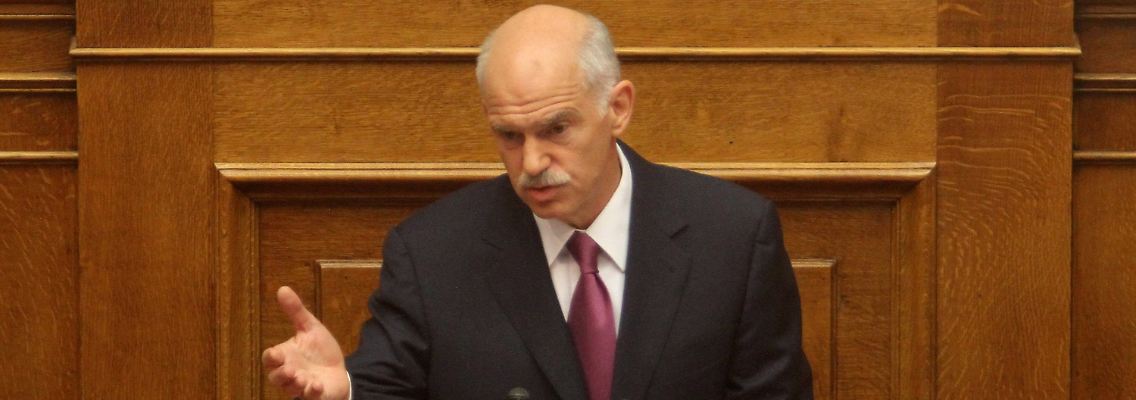 Giorgos Papandreou will nicht mehr der alleinige Buhmann sein.