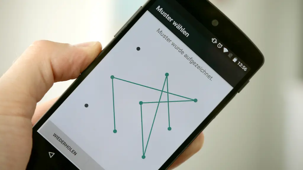 Sperrmuster-Smartphones