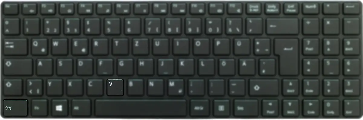 strg-v