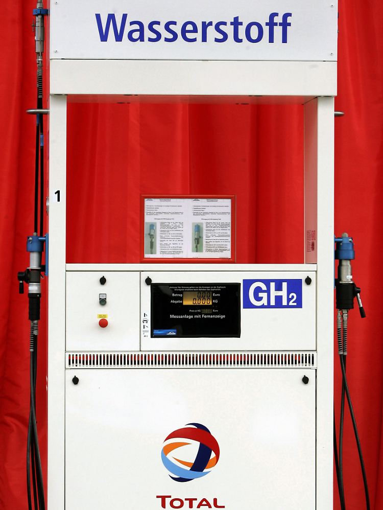 Eine Wasserstoff-Tankanlage.