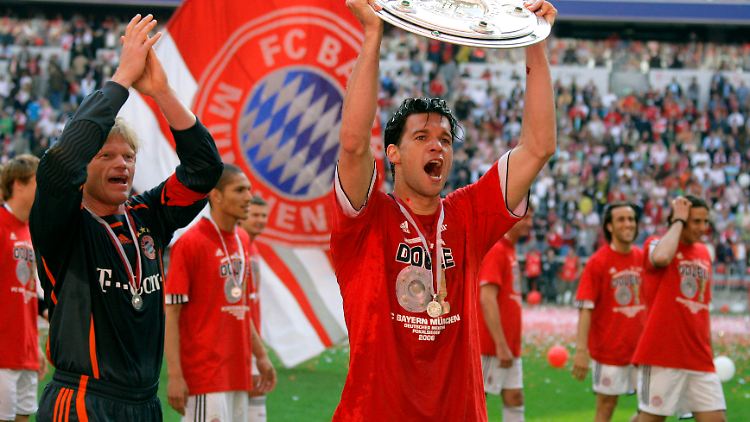 Da waren sie noch ein Team: Ballack und Kahn im Jahr 2006.