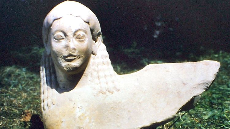 Die Sphinx gibt Rätsel auf. Wer falsch antwortet, wird gefressen.