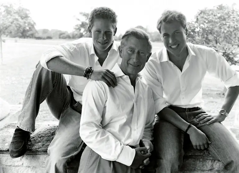 Mario-Testino-Prinz-Charles-Weihnachtskarte