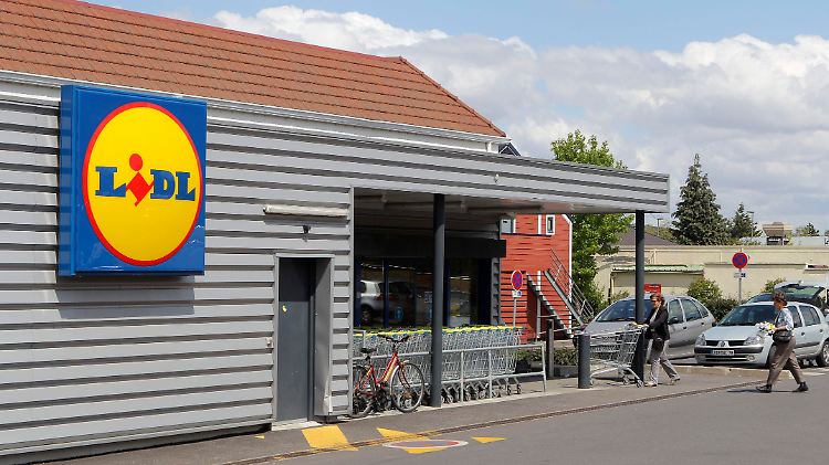 Ein Lidl-Supermarkt in Chambourcy, 30 Kilometer westlich von Paris.