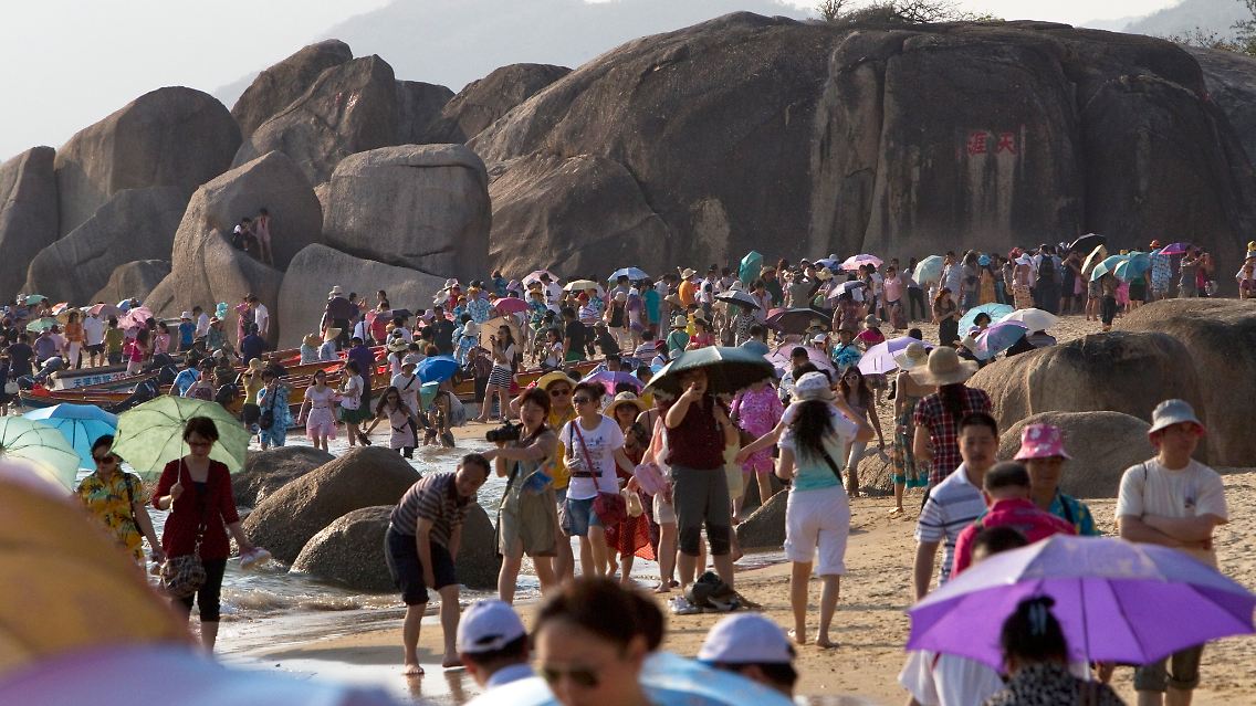Hainan im Süden Chinas ist eigentlich ein touristischer Anziehungspunkt wegen seiner Strände und seines warmen Klimas.