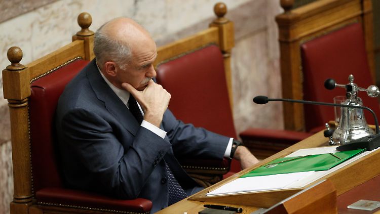 Unter den Augen der Welt: Giorgos Papandreou.