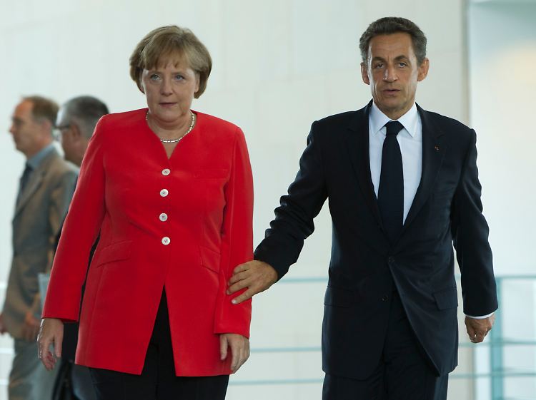 Wollen sich nicht länger gegenseitig bremsen: Bundeskanzlerin Merkel und Präsident Sarkozy