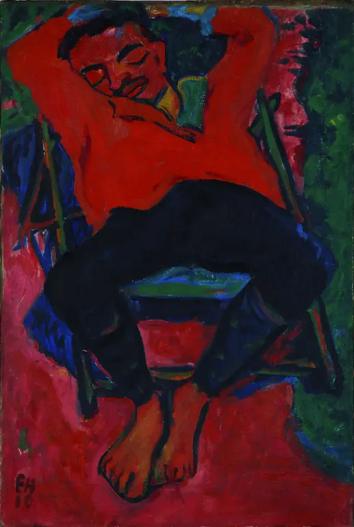 IMEX-Presse-Erich-Heckel-Schlafender-Pechstein