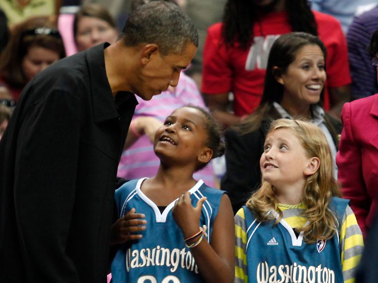 Barack Obama macht sich keine Sorgen um seine Töchter (links im Bild: Sasha).