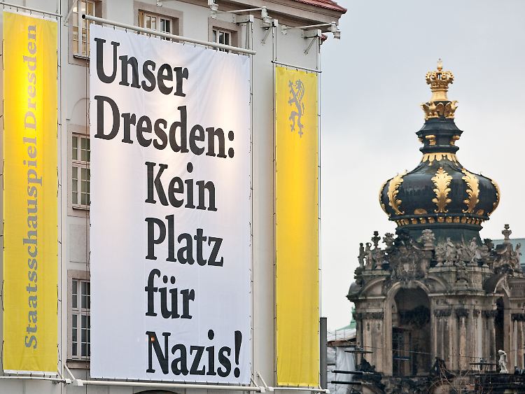 Die ganze Stadt hatte sich an den Protesten gegen den Nazi-Aufmarsch beteiligt.