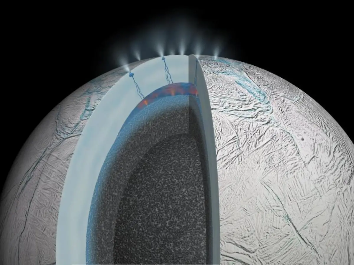 Die-undatierte-Grafik-zeigt-die-Schichten-des-Saturnmondes-Encladus