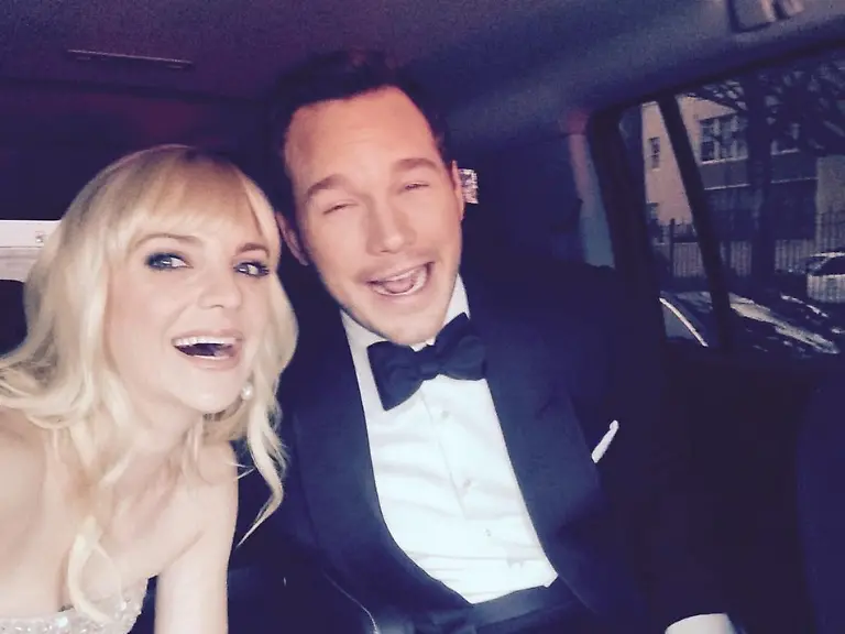anna-faris-chris-pratt-oscars