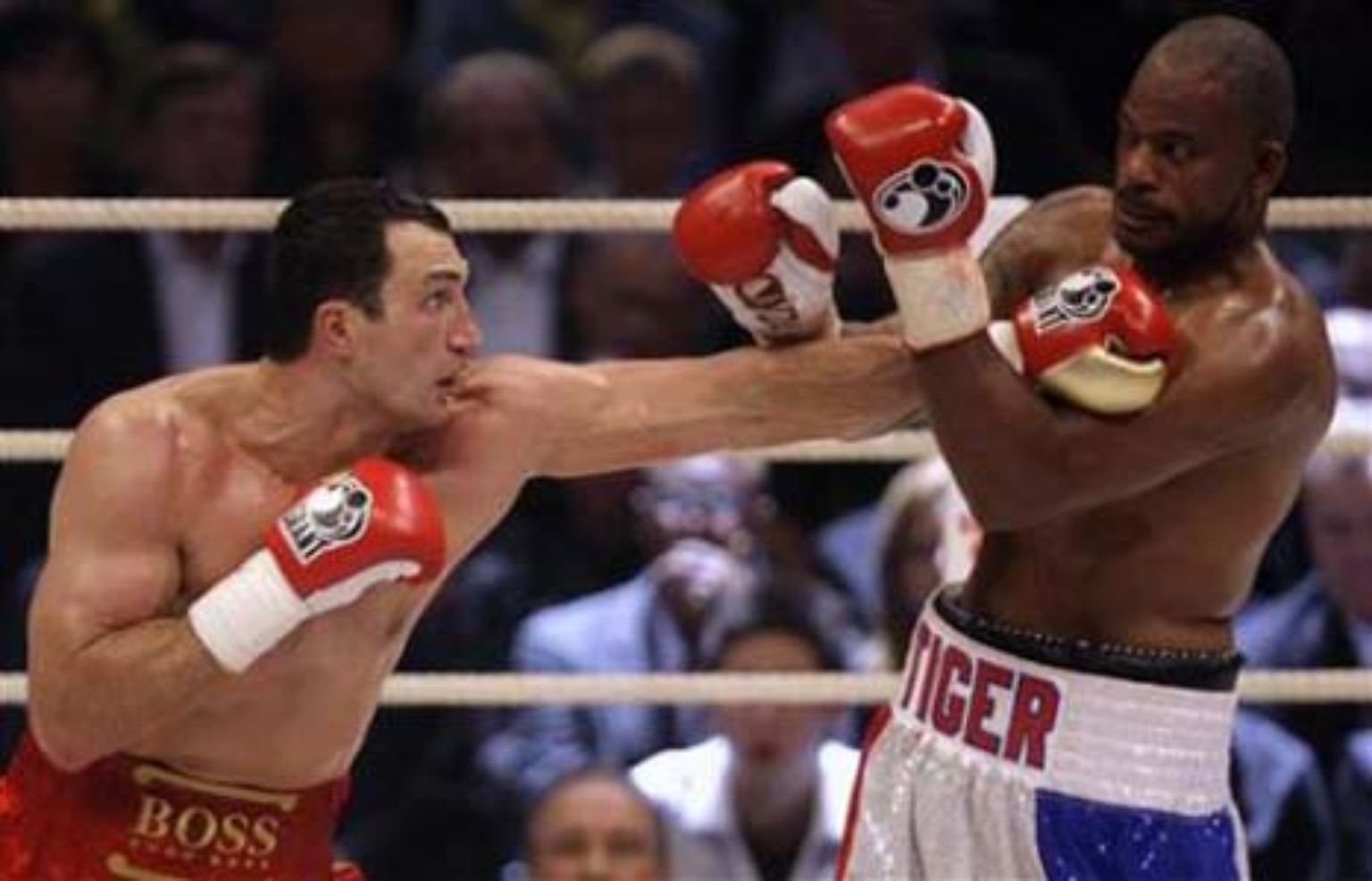 Wladimir Klitschko musste richtig hart arbeiten ...