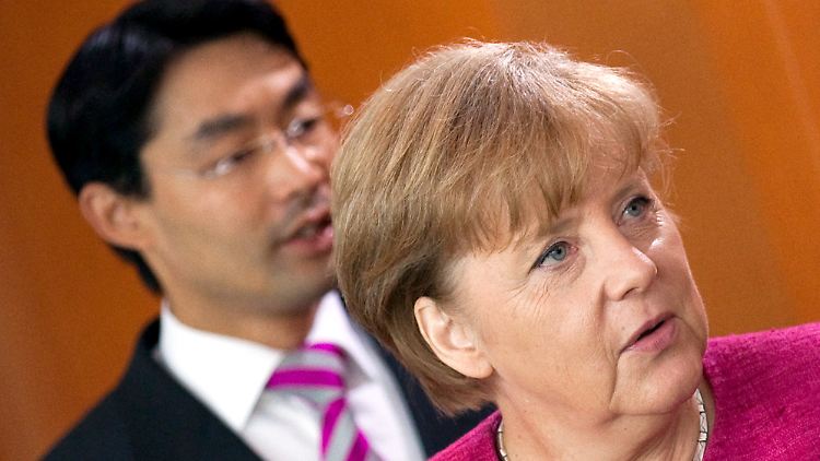 CDU-Chefin Angela Merkel und FDP-Chef Philipp Rösler.
