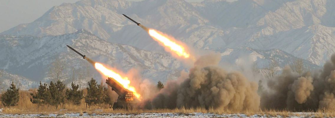 Raketenstarts in Nordkorea am 05.01.2009.