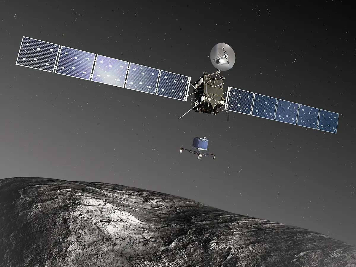 Philae-landing-on-comet