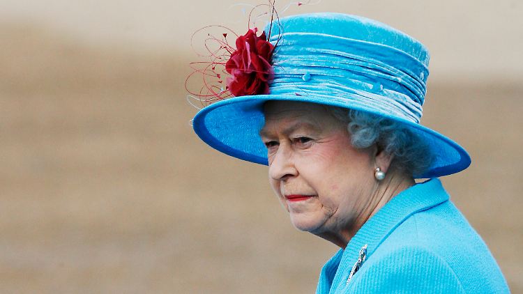Die Queen am Samstag bei ihrer Geburtstagsparade "Trooping the Colour"