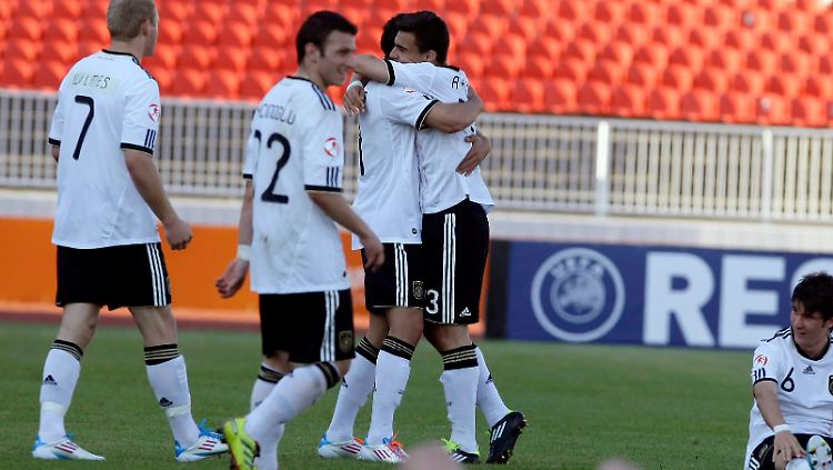 Grund zur Freude: Die deutsche U-17 steht in Mexiko im Viertelfinale.