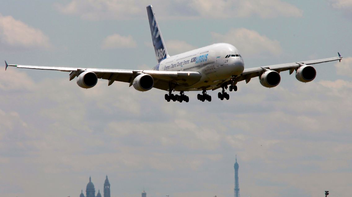 Ein Airbus A380.