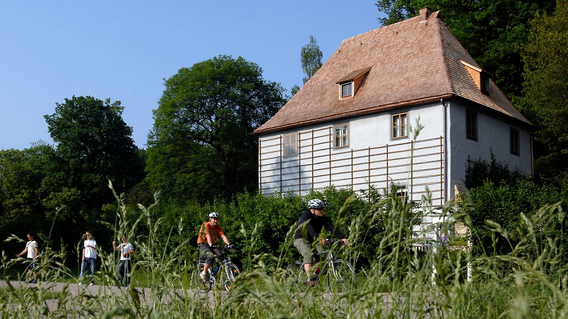 Goethes Gartenhaus steht noch immer.