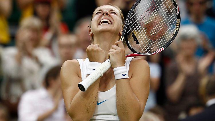 Sabine Lisicki nach ihrem Triumph über Li Na.