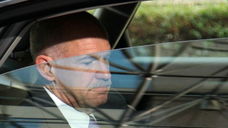 Griechenlands Premierminister Giorgos Papandreou bei seiner Ankunft beim EU-Gipfel Brüssel.