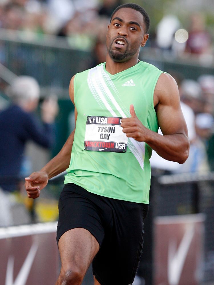 Schneller als Tyson Gay ist 2011 noch kein Sprinter die 100 Meter gelaufen. Bei der WM ist er trotzdem nicht dabei.