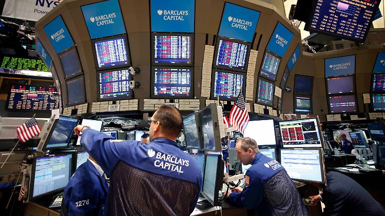 Barclays-Händler an der New York Stock Exchange (Nyse).