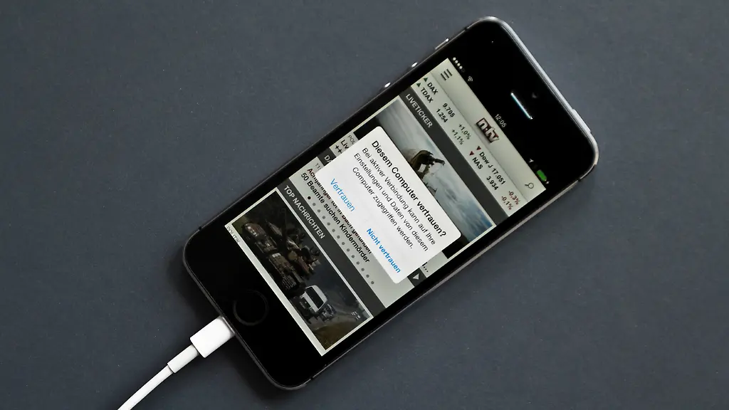 iPhone-Computer-Verbindung