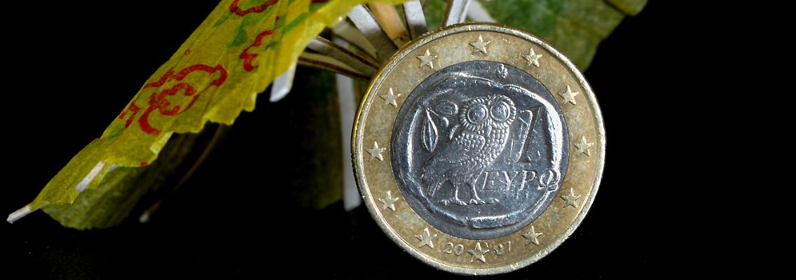 Unter das kleine Schirmchen passt nicht viel mehr als Griechenland.