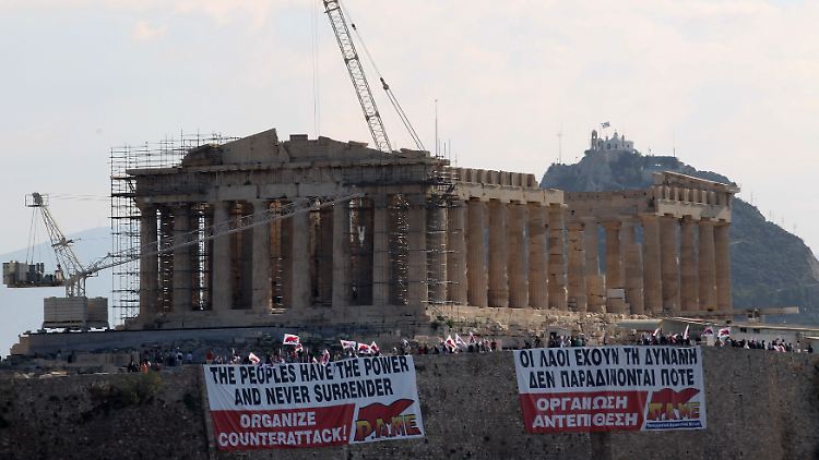 Das griechische Parlaments entscheidet am Mittwoch über das Sparprogramm der Regierung.