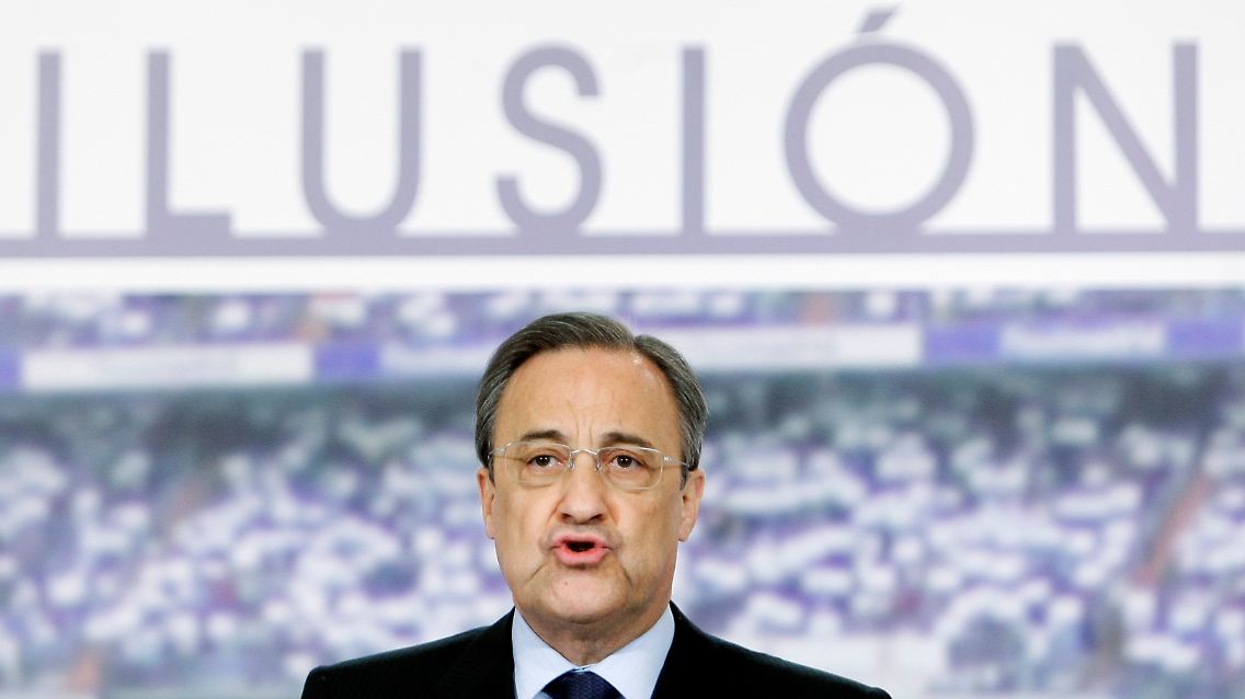 Bauunternehmer Florentino Perez hat ganz offensichtlich ausgezeichnete Beziehungen zu den Banken.