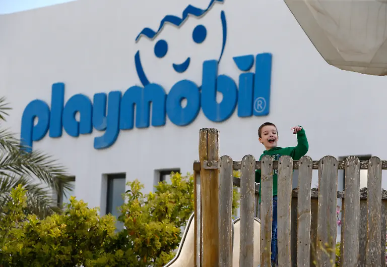 A-child-plays-at-the-Playmobil-FunPark