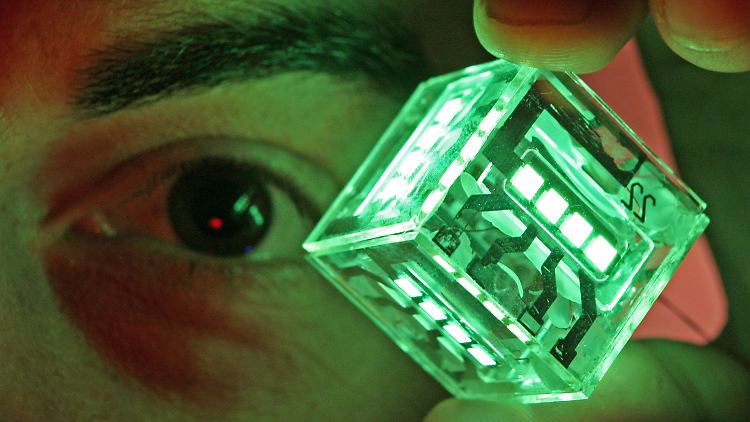 Organische LEDs arbeiten sehr energieeffizient.