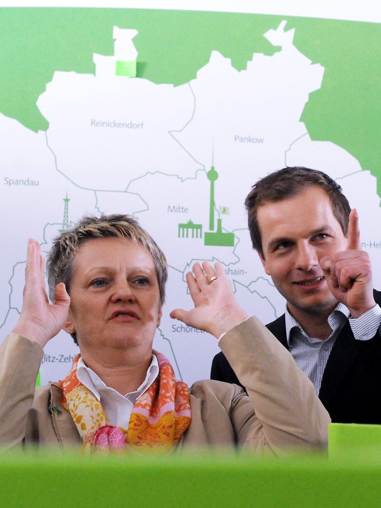 Da war die Welt noch in Ordnung: Künast und Stephan.