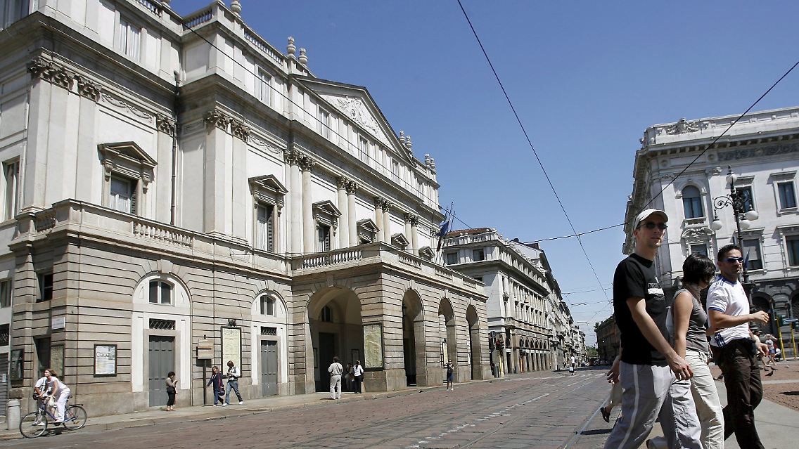 Die berühmte Mailänder "Scala".