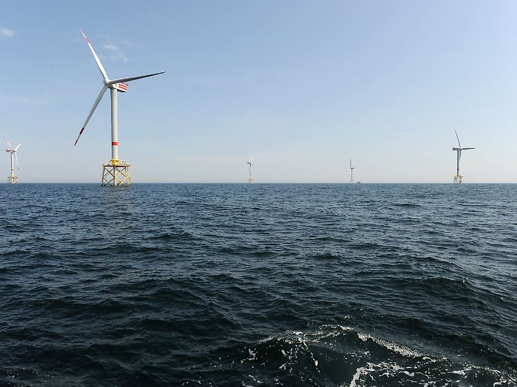 Der Offshore-Windpark "Alpha Ventus" rund 45 Kilometer vor Borkum gehört denEnergieversorgern EWE, Eon und Vattenfall.