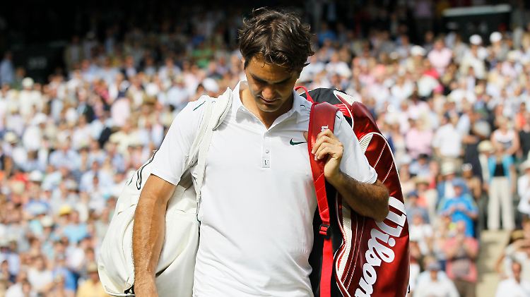 Der letzte Abgang in Wimbledon? Roger Federer sagt nein.