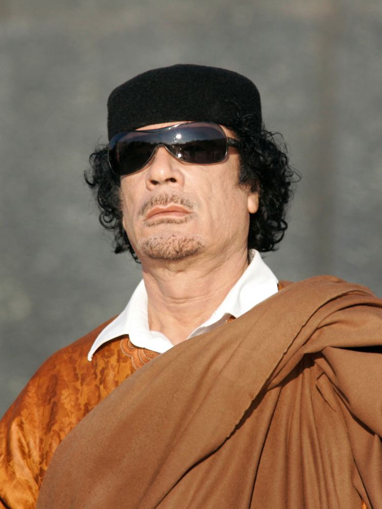 Dürfte im Falle seines Rücktritts in Libyen bleiben: Machthaber Gaddafi.