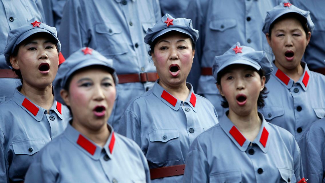 China feiert das 90-jährige KP-Jubiläum.