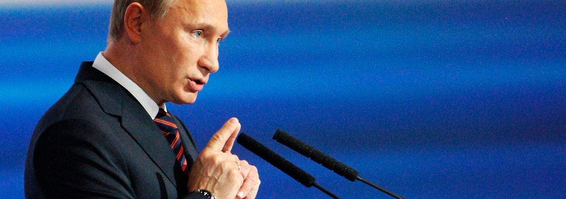 Was meint er mit seiner Drohung? Putin hat noch nie Respekt vor politischen Gegnern erkennen lassen.