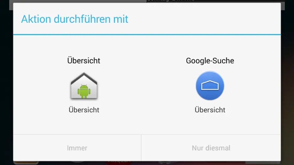 Launcher-Auswahl