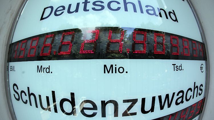 Deutschland gibt mehr aus, als es einnimmt und macht dadurch Schulden.