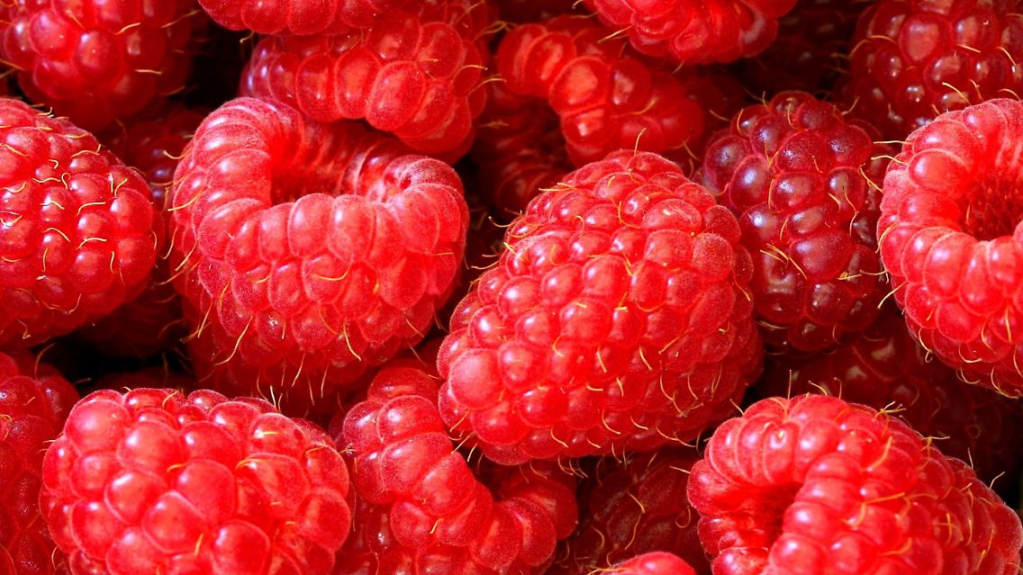 Süß und sinnlich - Himbeeren.