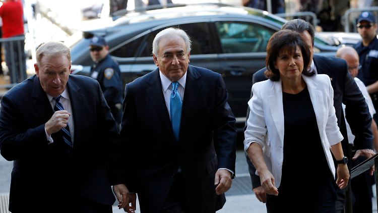 Ankunft vor Gericht: Dominique Strauss-Kahn.